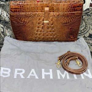Pecan shoulder Brahmin bag